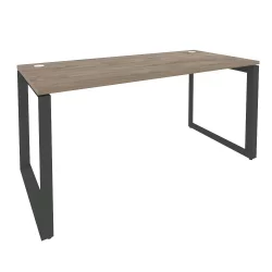 Стол рабочий на О-образном м/к ОНИКС О.МО-СП-4.7 Тиквуд Темный/Антрацит / ONIX O.MO-SP-4.7
