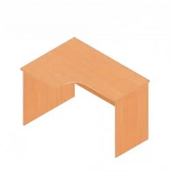 Стол компьютерный угловой Р.РС-12 (левый) дуб молочный