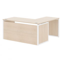 Угловой компьютерный стол XTEN-QP XQPCT 1615H L Бук Тиара Белый