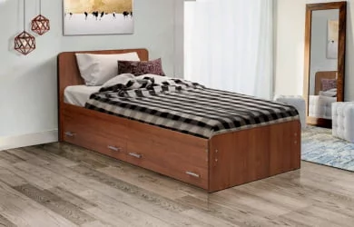 Кровать с ящиками на уголках №5 ЛДСП 700*2000 Венге