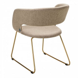 Кресло Hugs К beige/Линк золото