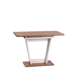 Обеденный стол FOX раздвижной ЛДСП, 68.6x110-145x75 см, Дуб Канзас/Пепел