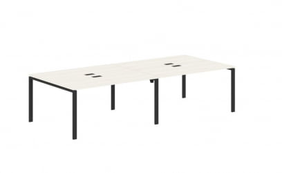 Бенч-система 4-местная EDIS EUWST 3113 Ясень Траун Черный