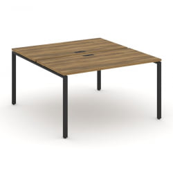 Рабочая станция двухсторонняя на 2 места CONCEPT CN.DRS-003 Сандал Янтарный Черный