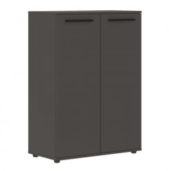 Шкаф с глухими средними дверьми ЕДИС ЕМCС 85.1 Мокко Черный Мокко / EDIS EMCS