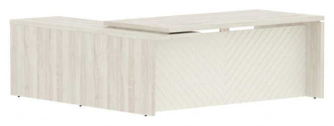 Стол руководителя правый Torr LUX TLCT 2020 R Сосна Эдмонд Латте