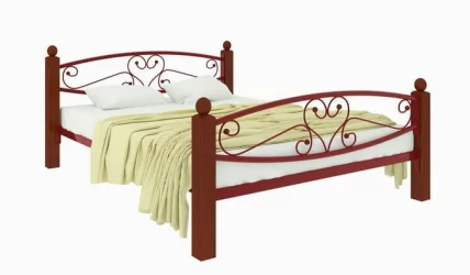 Кровать Каролина Lux plus 1600х1900 Красная