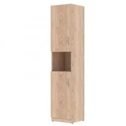 Шкаф колонка c 2-мя глухими малыми дверьми SR-5U.4 R Дуб Сонома Светлый