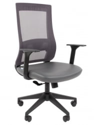 Офисное кресло CHAIRMAN 500 LT БП экокожа Серый