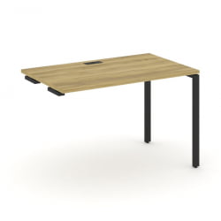 Стол приставка к опорным тумбам/шкафам CОНCЕПТ CН.ОСПР-002 Дуб Винченцо Черный / CONCEPT CN.OSPR-002