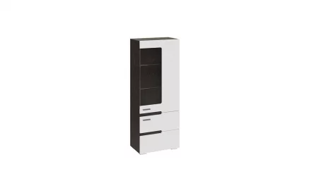 Шкаф для посуды Фьюжн ТД-260.07.27 Белый глянец Венге Линум