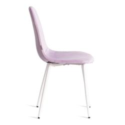 Кухонный стул BREEZE (mod. JSC-58) Велюр/металл , 44 х 53 х 86 см, Lavender (лавандовый) HLR26 / белый