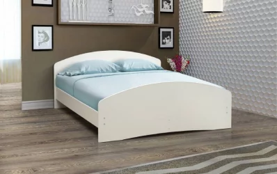 Кровать на уголках №2 1200*2000 Дуб млечный