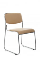 Кресло Nix RCH OMKL-02 Бежевый/Металл окрашенный Хром