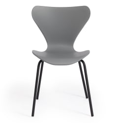 Стул Jacobsen (mod DC 102) пластик/металл, 50 х 46 х 82 см , серый 024/черный