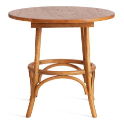 Стол деревянный THONET (mod.T9152) дерево вяз, 80х75 см, Груша (№3)