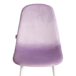 Кухонный стул BREEZE (mod. JSC-58) Велюр/металл , 44 х 53 х 86 см, Lavender (лавандовый) HLR26 / белый