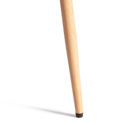 Металлический стул BREEZE (mod. JSC-58) Велюр/металл , 44 х 53 х 86 см, Light grey (светло-серый) HLR14 / натуральный