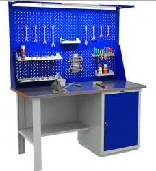 Верстак WTH 160.WS1/F2.021 Серо-синий