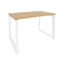 Стол рабочий на О-образном м/к ONIX O.MO-SP-2.7 Тиквуд Светлый/Белый