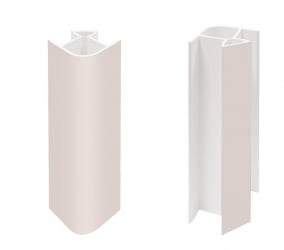 Заглушка для цоколя ЗЦП2 угловая кашемир