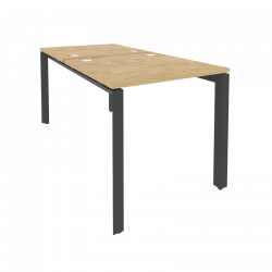 Рабочая станция на П-образном м/к ОНИКС О.МП-Д.РС-2.0.8 Тиквуд Светлый/Антрацит / ONIX O.MP-D.RS-2.0.8