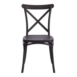 Кухонный стул CROSS (mod. PL24) пластик, 48 х 58 х 89 см, Black (черный) 05