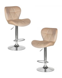 Стул барный DOBRIN BARNY (бежевый велюр (MJ9-10)) 2 шт