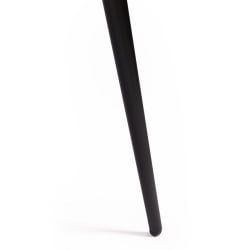 Кресло БРЕМО (мод. 708) / 1 шт. в упаковке ткань/металл, 58х55х83 см, высота до сиденья 48 см, серый баркхат 26/черный / BREMO (mod. barkhat