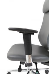 Офисное кресло CHAIRMAN 500 LUX экокожа Серый