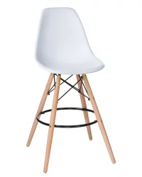 Стул барный DOBRIN DSW BAR Белый W-02