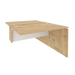 Стол-приставка двойной к опорным элементам ONIX O.D.SPR-2.8 Тиквуд Светлый/Белый