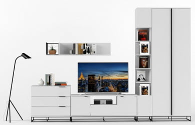 Полка City большая белый