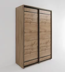 Шкаф-купе 2-х дверный Акцент-Лайт Д 1000х600 Дуб крафт золотой