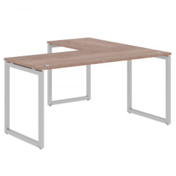 Угловой компьютерный стол XTEN-Q XQCT 1615 L Дуб Сонома Алюминий