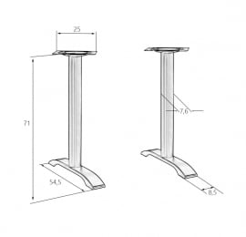 Обеденный стол DOBRIN SALLY WIDE