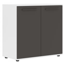 Шкаф с глухими малыми дверьми EDIS ELCS 85.1 Мокко Мокко Белый