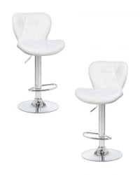 Стул барный DOBRIN BARNY (белый) 2 шт