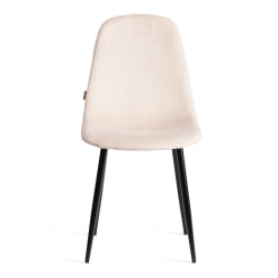 Кухонный стул BREEZE (mod. JSC-58) Велюр/металл , 44 х 53 х 86 см, beige (бежевый) HLR2 / черный