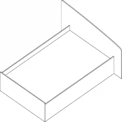 Кровать Проспект Гм.КР-15 вишня
