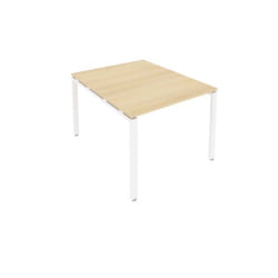 Переговорный стол (1 столешница) Metal System Б.ПРГ-1.1 Акация/Белый