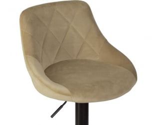 Стул барный ДОБРИН ЛОГАН БЛАCК (мокко велюр (МДЖ9-9)) 2 шт / DOBRIN LOGAN BLACK (MJ9-9))