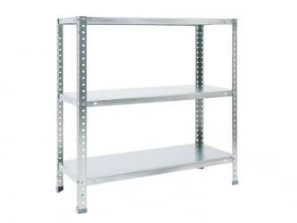 Металлический стеллаж ЕС 75КД/75кс30/3 оцинкованный / ES 75KD/75x30/3
