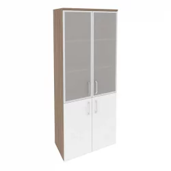 Шкаф высокий широкий ОНИКС О.СТ-1.2Р Дуб Аризона/Белый / ONIX O.ST-1.2R