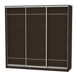 Шкаф-купе B-230х235х60-3(Венге-D7D7D7)