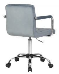 Офисное кресло для персонала DOBRIN TERRY (пудрово-голубой велюр (MJ9-74)) 2 шт