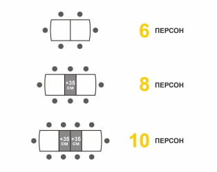 Обеденный стол Орфей 46 Белый шпон