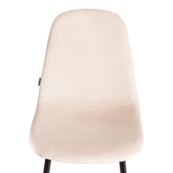 Кухонный стул BREEZE (mod. JSC-58) Велюр/металл , 44 х 53 х 86 см, beige (бежевый) HLR2 / черный