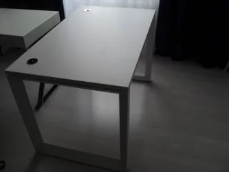 Стол рабочий на О-образном м/к ONIX O.MO-SP-2.7 Белый Бриллиант