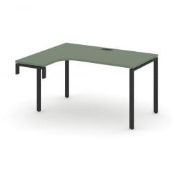 Стол-надставка на опорную тумбу (левый) CONCEPT CN.OSAN-002(L) Кобо Черный